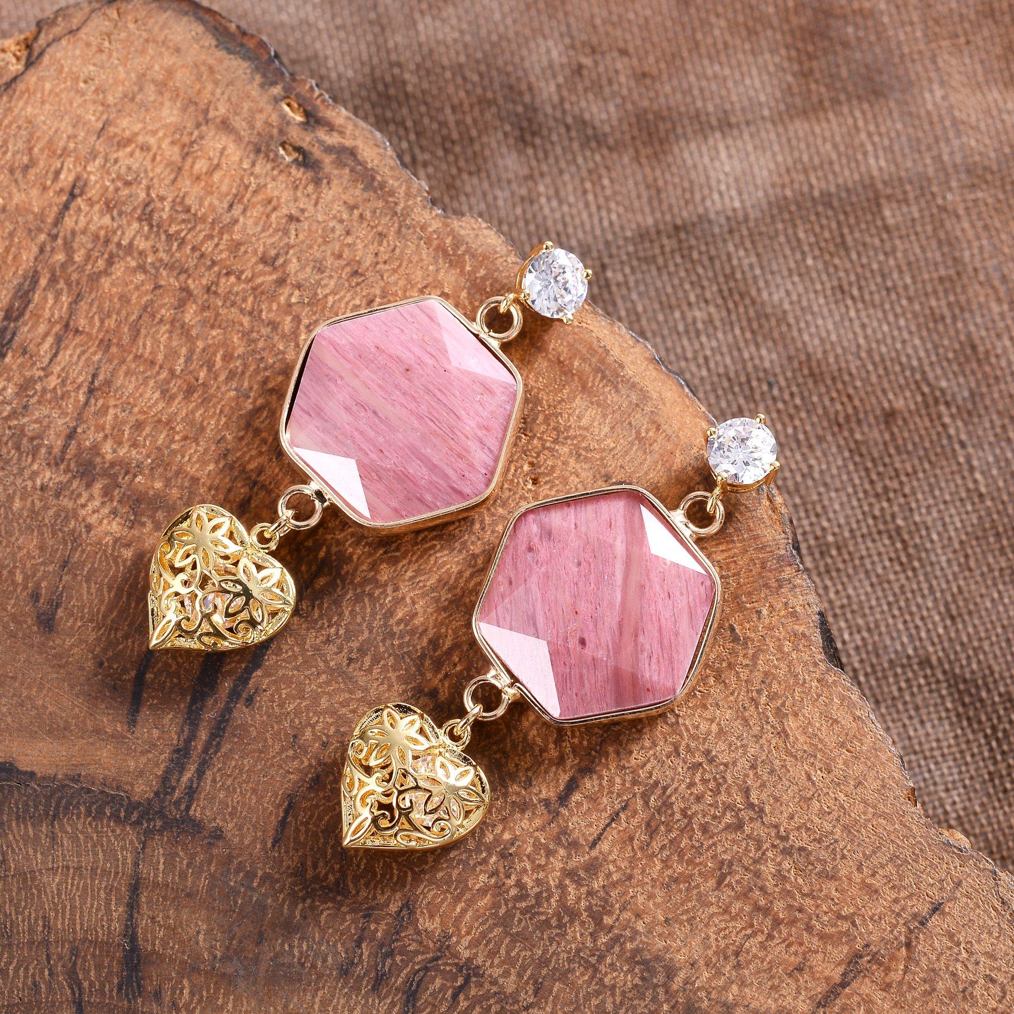 Artesanal - Brincos de Proteção Hesagonal Amor Eterno - Purità Joias